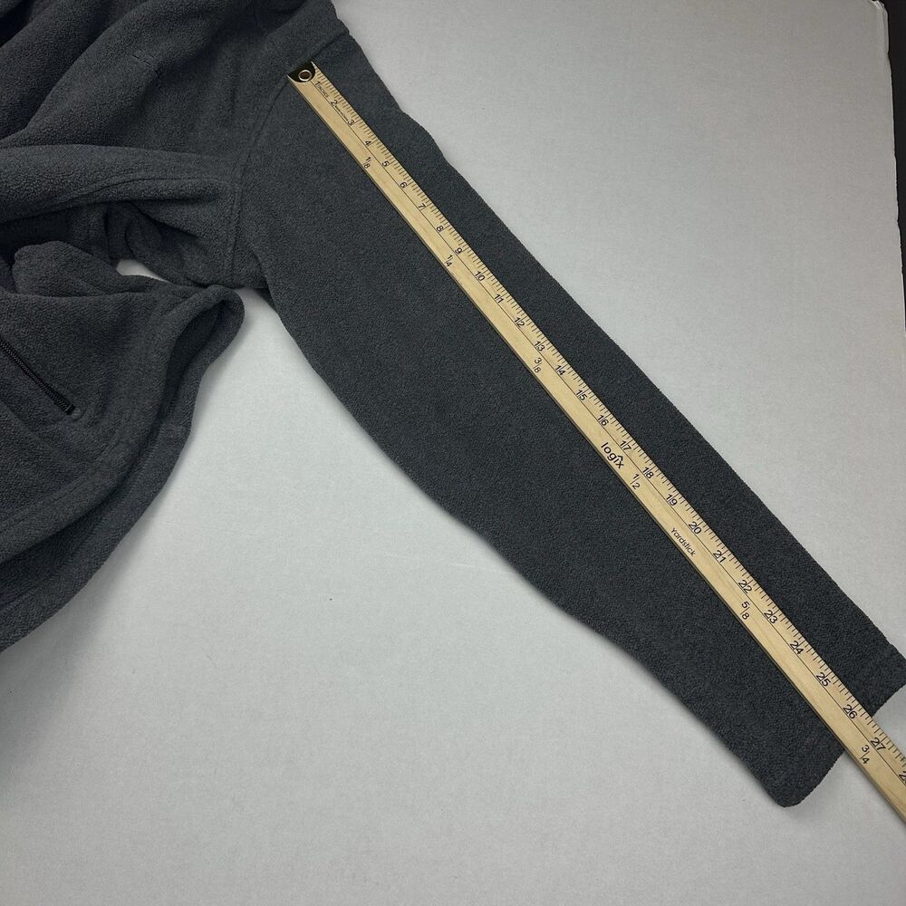 LL Bean Quarter Snap Thick Fleece Pullover Sweater Gray Polartec Size XXL Tall - Picture 10 of 11